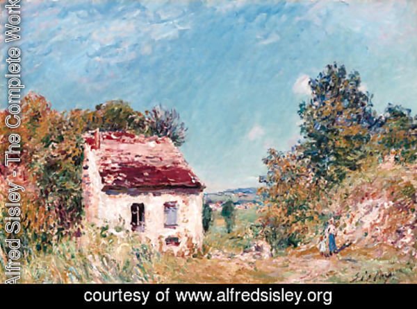 Alfred Sisley - La maison abondonnee