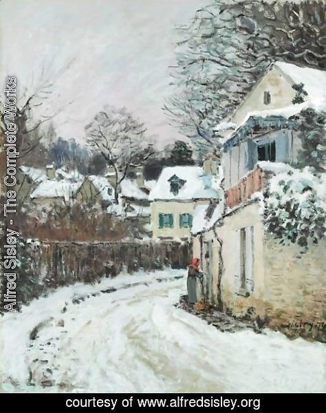 Alfred Sisley - Route A Louveciennes
