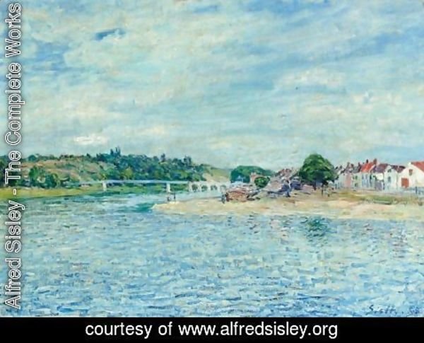 Alfred Sisley - La Seine A Saint-Mammes