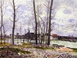 Alfred Sisley - L'Inondation A Moret-Sur-Loing