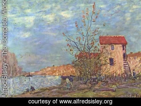 Alfred Sisley - The Loing at Moret 2