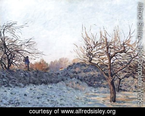 Alfred Sisley - The Frost