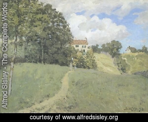 Alfred Sisley - Landscape with Houses