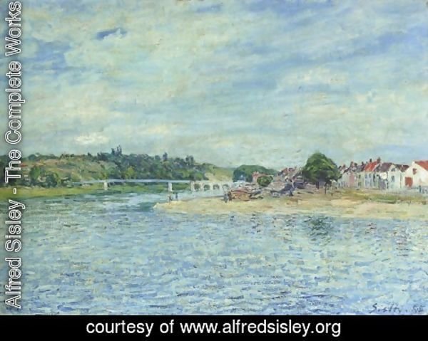 Alfred Sisley - The Seine at Saint Mammes