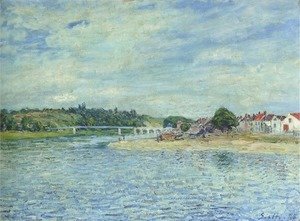 Alfred Sisley - The Seine at Saint Mammes