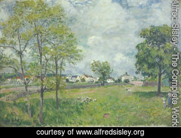 Alfred Sisley - View of the Village