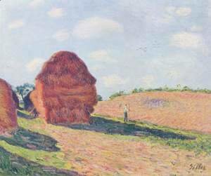 Alfred Sisley - The straw Rent