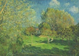 Alfred Sisley - The Garden of Hoschede, Montgeron