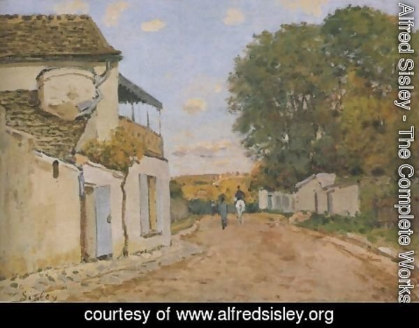 Alfred Sisley - Princesse Street in Louveciennes