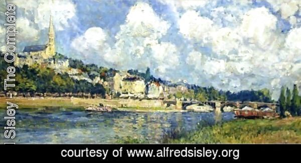 Alfred Sisley - The River at Saint Cloud