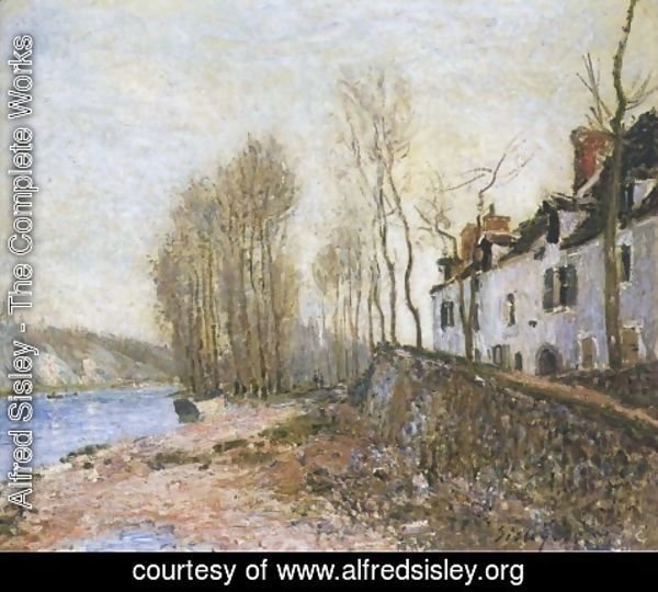 Alfred Sisley - Saint Mammes in Winter