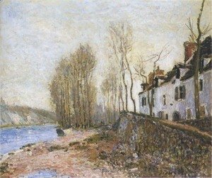 Alfred Sisley - Saint Mammes in Winter