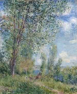 Alfred Sisley - Windy Afternoon in May