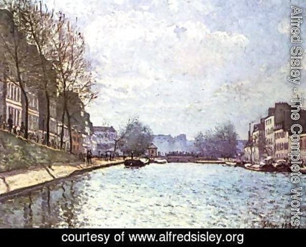 Alfred Sisley - The St. Martin Canal 1870