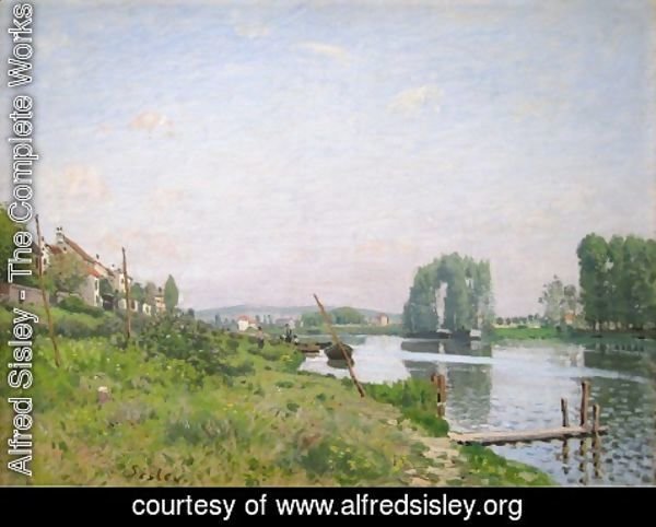 Alfred Sisley - The Island Of Saint Denis