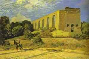 Alfred Sisley - The Aqueduct At Marly