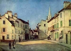 Alfred Sisley - Square In Argenteuil Rue De La Chaussee