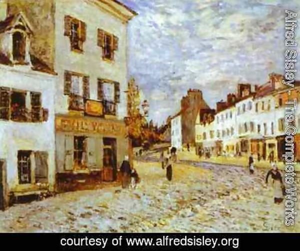 Alfred Sisley - Market Place At Marly