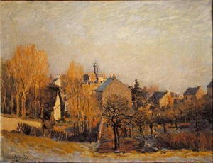 Alfred Sisley - Frost In Louveciennes
