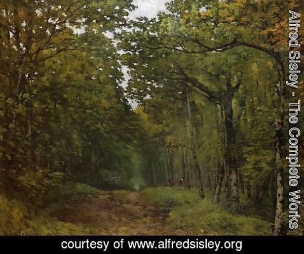 Alfred Sisley - Avenue of Chestnut Trees 1867