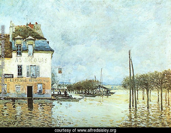 Flood at Pont-Marley 1876