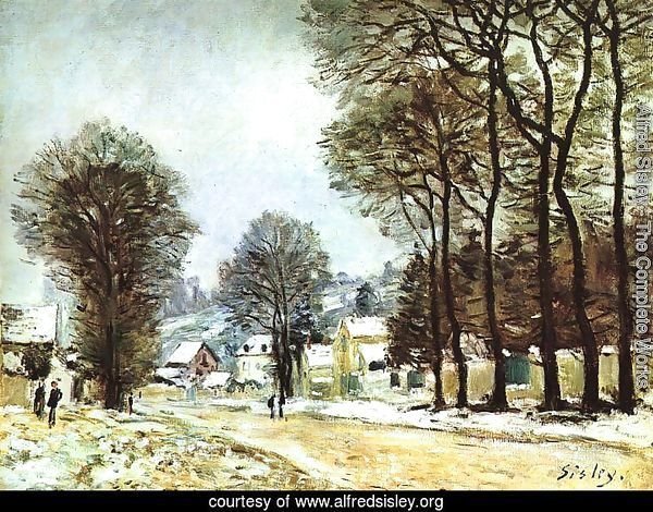 Snow at Louveciennes 1874