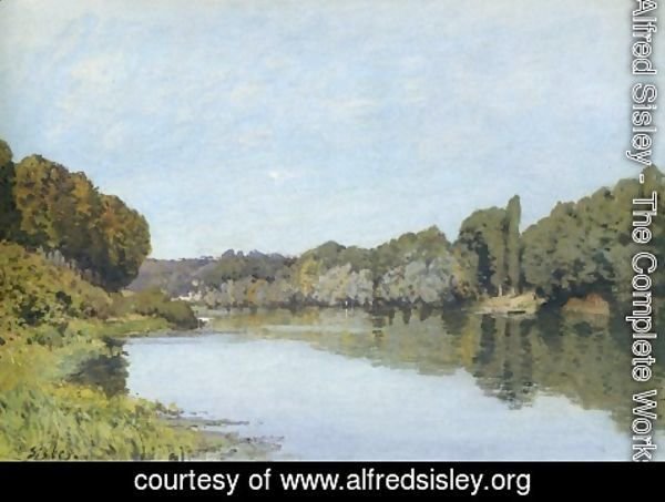 Alfred Sisley - The Seine at Bougival 1873