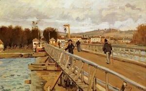 Alfred Sisley - Footbridge at Argenteuil, 1872