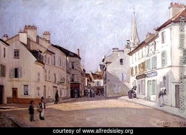 Rue de la Chaussee at Argenteuil, 1872