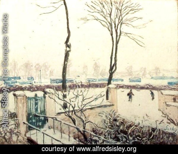 Snow Scene at Moret, c.1894