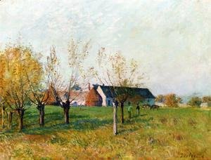 Alfred Sisley - The Farm, 1874