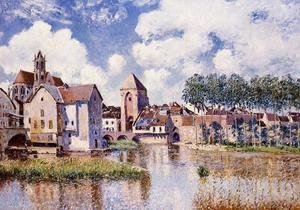 Alfred Sisley - Moret-sur-Loing, the Porte de Bourgogne, 1891