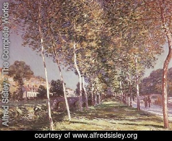 Alfred Sisley - The Walk, 1890