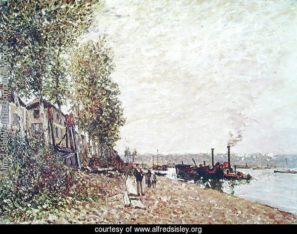 Steam Boats on the Loing at Saint-Mammes, 1877