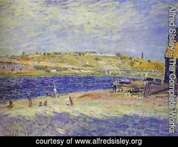 Alfred Sisley - River Banks at Saint-Mammes, 1884