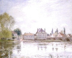 Alfred Sisley - The Bridge at Moret-sur-Loing, 1890