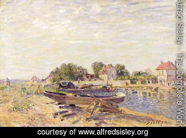 Alfred Sisley - The Loing at Saint-Mammes, 1885 2