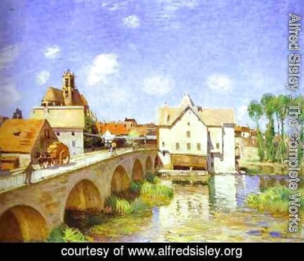 Alfred Sisley - The Bridge at Moret, 1893