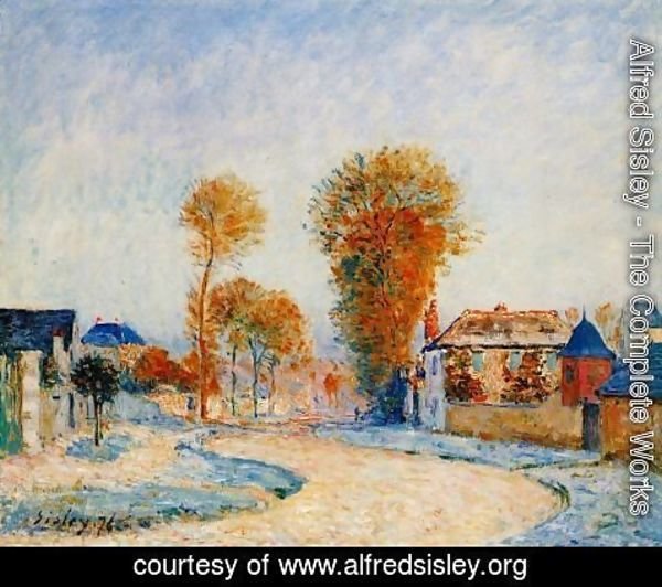 Alfred Sisley - The First White Frost, 1876
