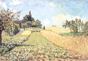 Alfred Sisley - Wheat Field