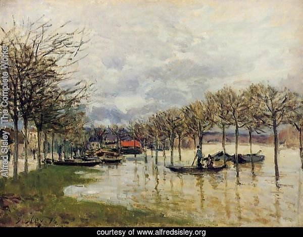 The Flood on the Road to Saint-Germain, 1876