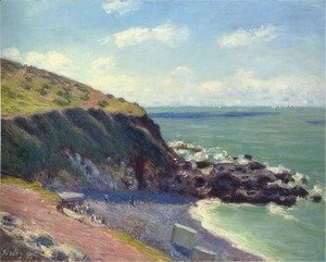 Alfred Sisley - Lady's Cove, Langland Bay, England, 1897