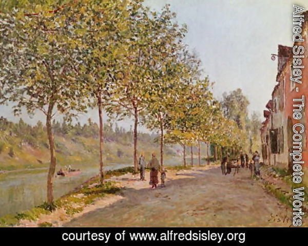 Alfred Sisley - June Morning in Saint-Mammes, 1884