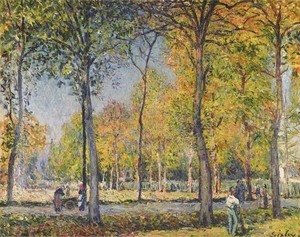 Alfred Sisley - The Bois de Boulogne