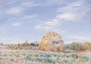 Alfred Sisley - Haystack on the Banks of the Loing, 1891