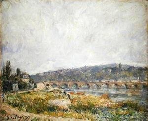 Alfred Sisley - Bridge at Sevres, 1877