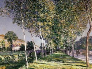 A Road in Louveciennes, 1883