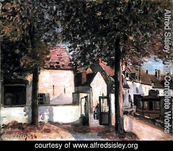 Alfred Sisley - Moret-sur-Loing (Rue de Fosses), 1892