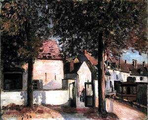 Alfred Sisley - Moret-sur-Loing (Rue de Fosses), 1892