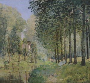 The Rest by the Stream. Edge of the Wood, 1872